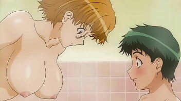 Hermanastra MILF se baña con su hermanastro de 18 años - Hentai sin censura [Subtítulos]