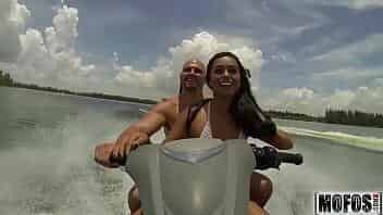 Teens Ride the Party Boat video starring Eva Saldana - Mofos.com