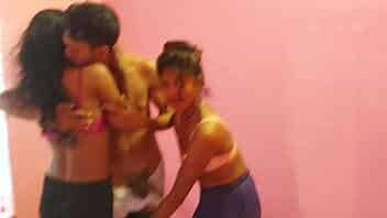 Romantic porn features couple engaging in a lot of foreplay, such as fingering, pussy licking, cock sucking, nipple play, and making out before having sex porn movie.  hanif & mst Sumona and Popy khatun . Xxx porn Bbc Amateur blowjob threesome