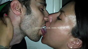 Sexy Couple Tongue Kissing