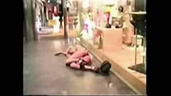 Blonde Fucked in Front of Shop Window