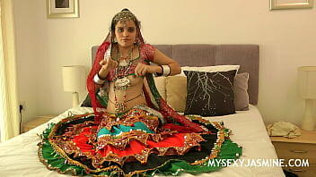 Traditional Indian College Girl In Dancing Dress