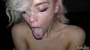 Jason fucked and piss in the mouth of the young girl Lara Frost he brought to his basement