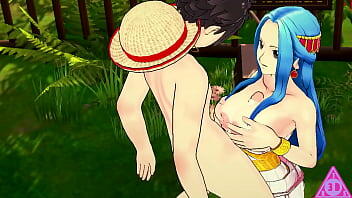 One piece rufy Nefertari Bibi gioco hentai di sesso uncensored Japanese Asian Manga Anime Game..TR3DS..2