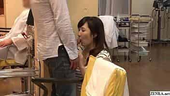 JAV Mizuna Wakatsuki hair salon covert blowjob and fingering Subtitles