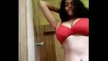 Deshi indian girl in red bikini get naked