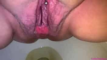 Enjoy my pierced BBW Creampie Pussy