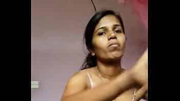 Indian girl strips on camera