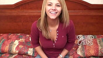 Watch the big titted porn starlet Ashlynn Brooke fuck and suck in her first adult video