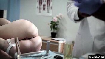 Hot insane girl anal fucekd by a black doctor