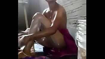 desi bhabi bathing talking to devar