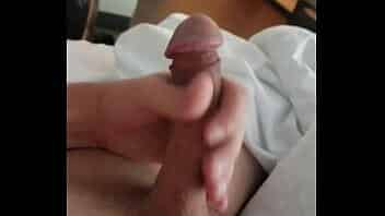 White cock cumming