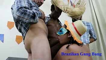 brazilian gang bang