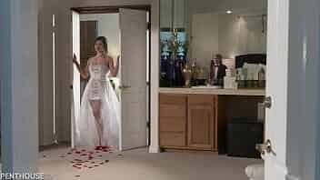 Hot bride makes her man happy