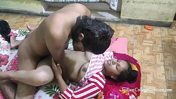 Big Tits Chubby Indian girl Muskan has hot erotic sex on floor With her lover