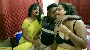 तमिल लड़का कमबख्त उसकी भाभी और चाची एक साथ !! देसी आमेचर थ्रीसम सेक्स!