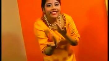 Gujarati Rupali In Yellow Dress Dancing and stripping naked