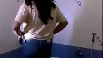 Indian Wife Filmed And Fucking In Bathroom