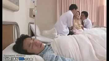 Jav nurse fucked while patient is s.