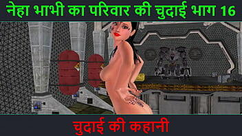Hindi sex story - cartoon sex video of a cute desi bhabhi giving sexy poses and also masturbating with banana