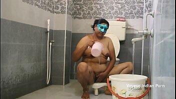 Mallu Indian Bhabhi Taking Shower Filmed By Her Husband